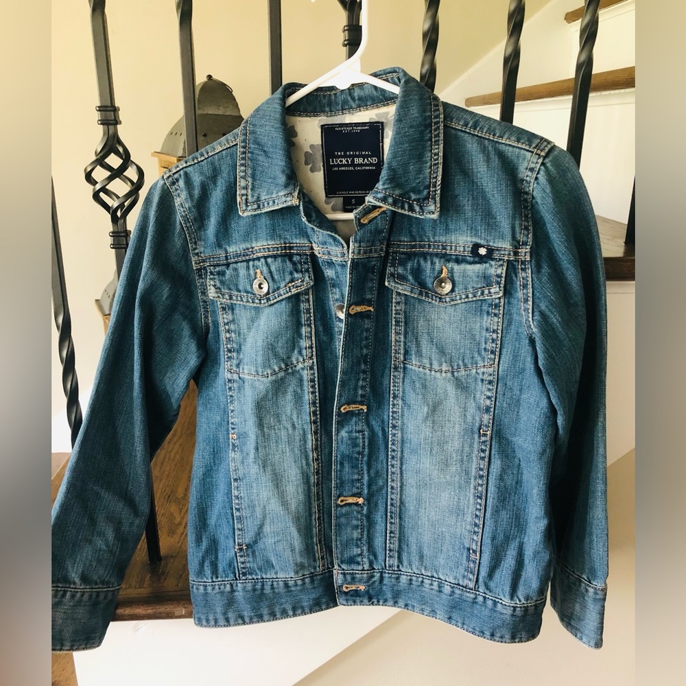 Womens Lucky Brand Denim Jacket Size S